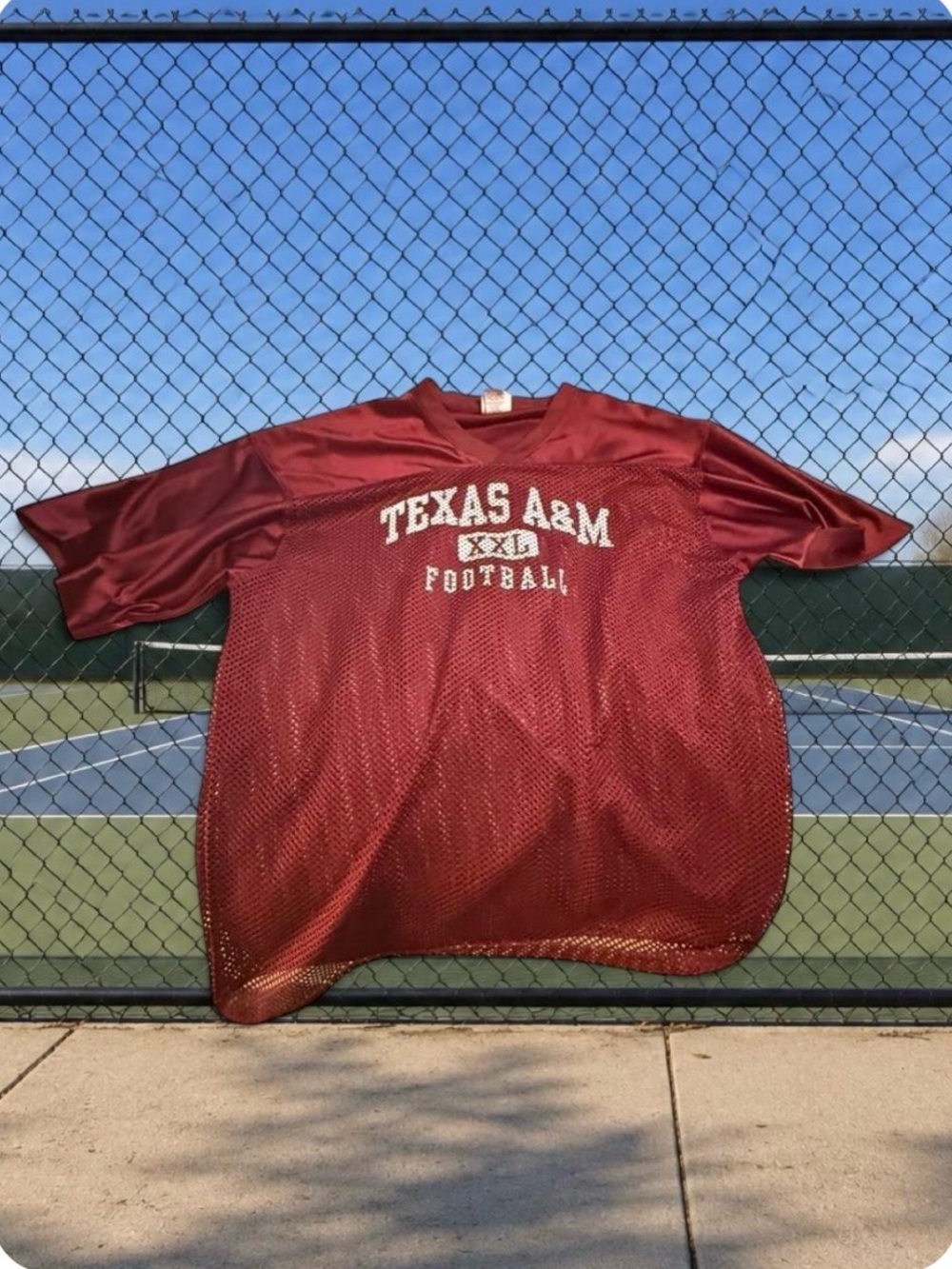 Vintage Texas A&M aggies Maroon Football Jersey size L